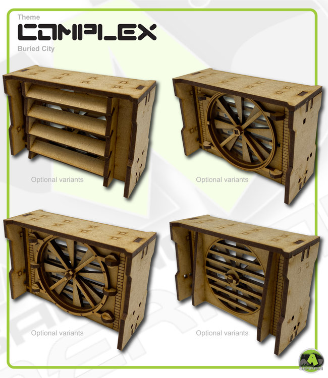 MAD Gaming Terrain Large wall single fan