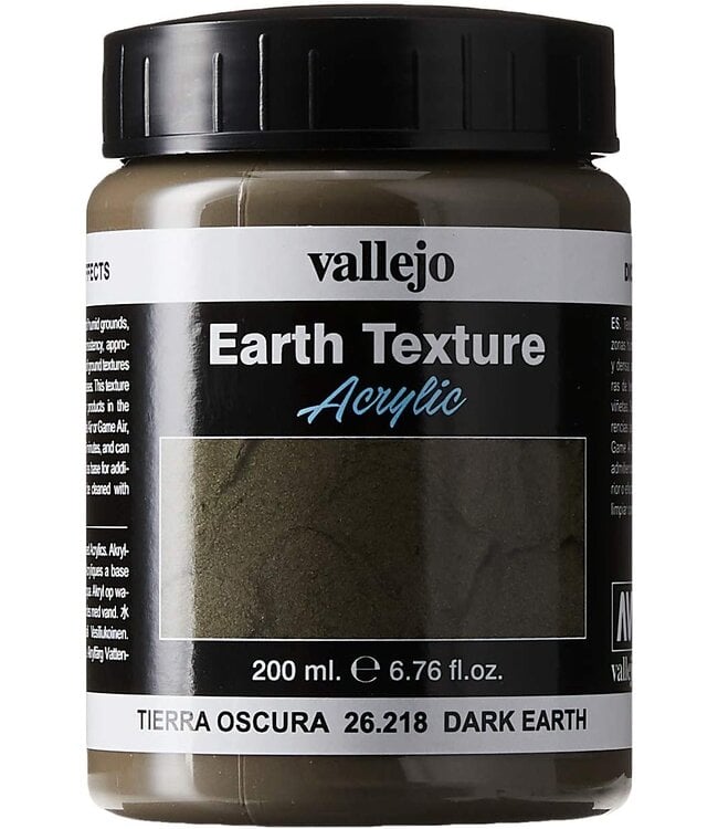 Water and Stone Effects Vallejo Weathering Effects 200ml - Brown Thick Mud