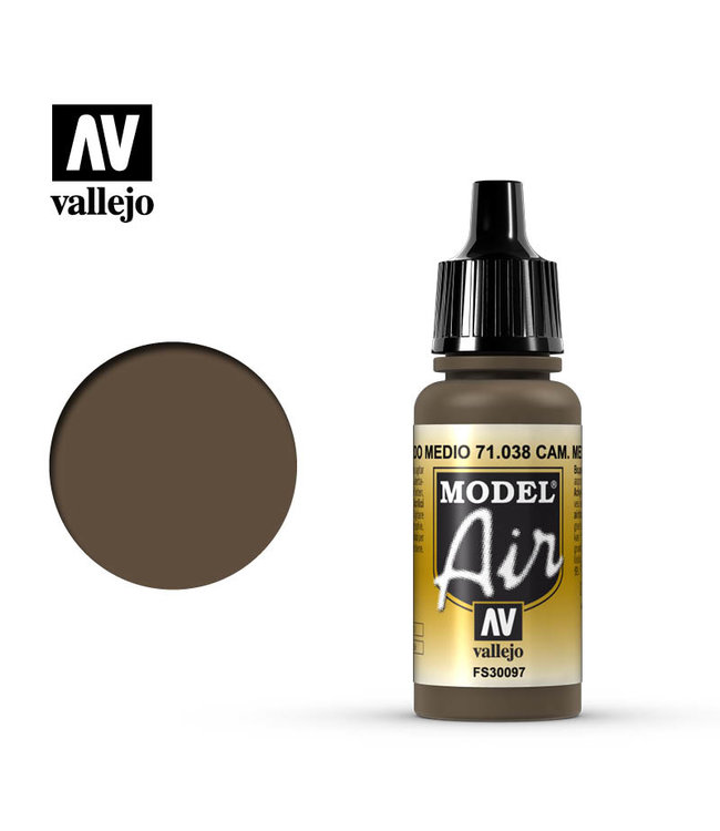 Vallejo Model Air - Camouflage Medium Brown