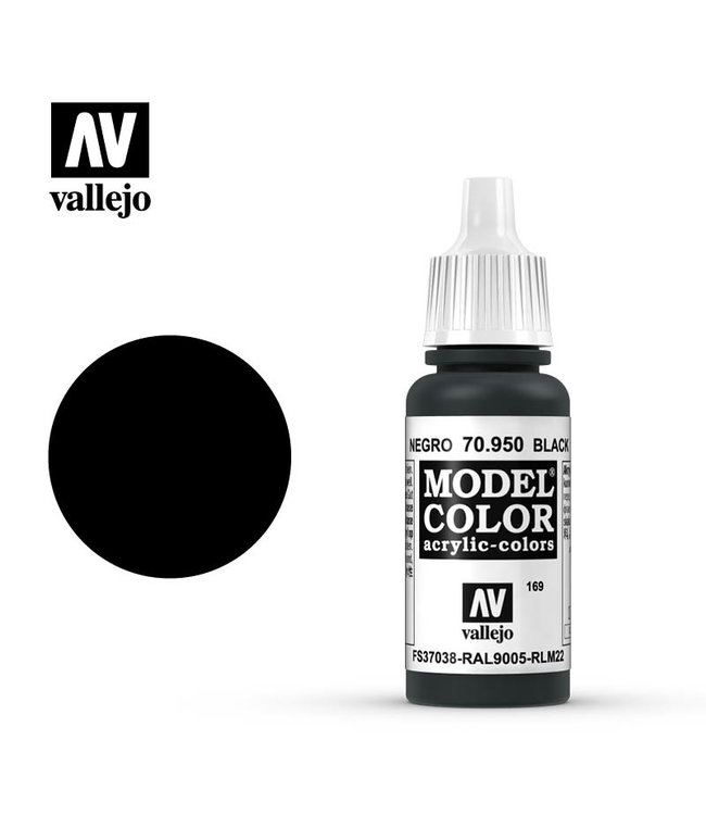 Vallejo Model Colour - Matt Black