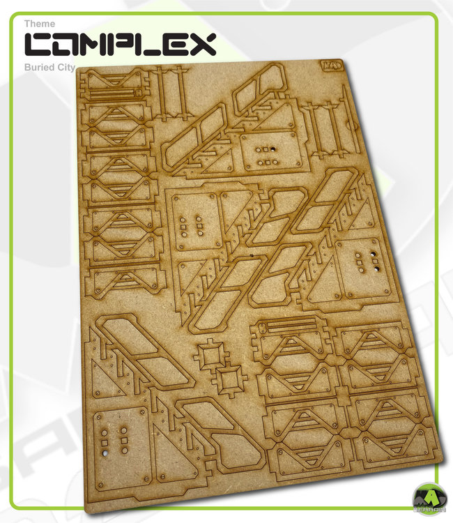 MAD Gaming Terrain Single Width Straight Stairs