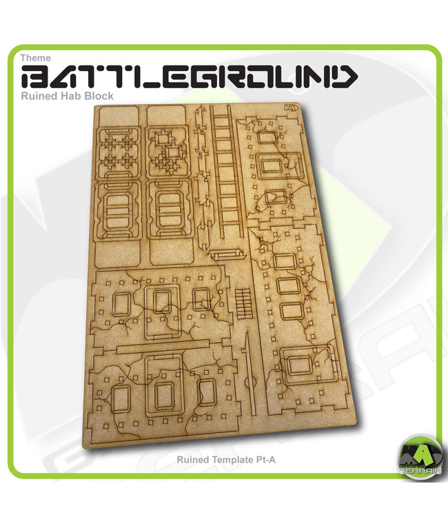 MAD Gaming Terrain KILLZONE - Ruined City