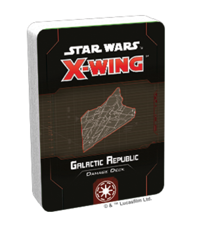 Star Wars X-Wing Galactic Republic Damage Deck 