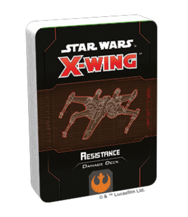 Star Wars X-Wing Resistance Damage Deck 