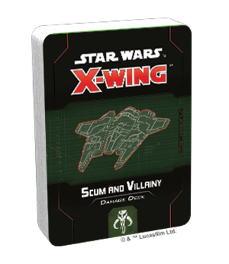 Star Wars X-Wing Scum and Villainy Damage Deck 