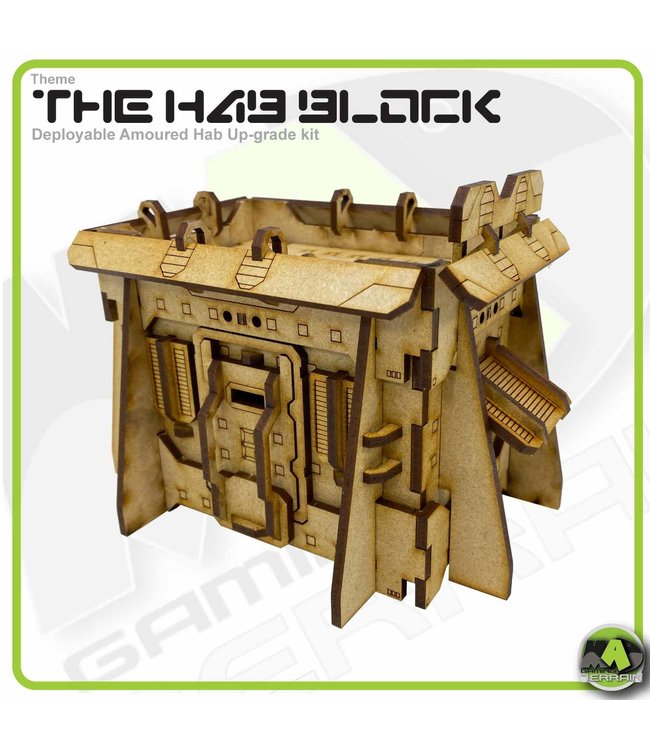 MAD Gaming Terrain Deployable Armoured Habs Up-grade kit