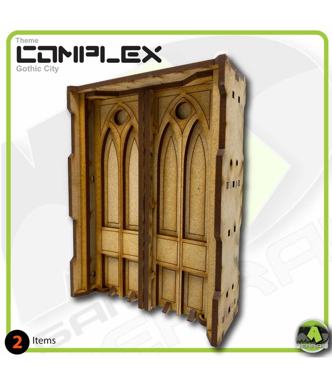 MAD Gaming Terrain Double Height Gothic Door