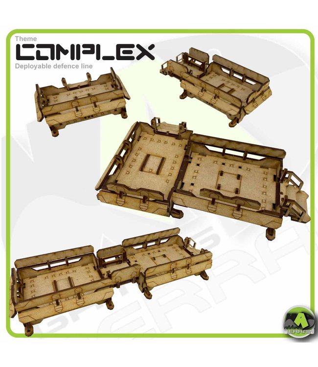 MAD Gaming Terrain KILLZONE - Deployable Platform Defence Line