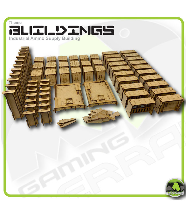 MAD Gaming Terrain Industrial Ammo Supply Building
