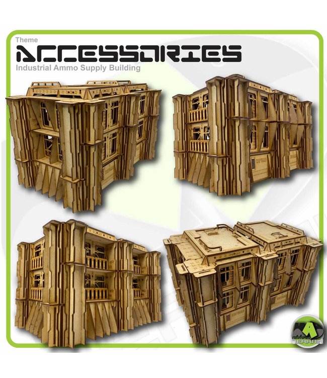 MAD Gaming Terrain Industrial Ammo Supply Building