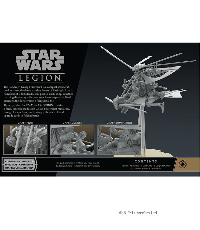 Star Wars Legion Raddaugh Gnasp Fluttercraft Unit Expansion