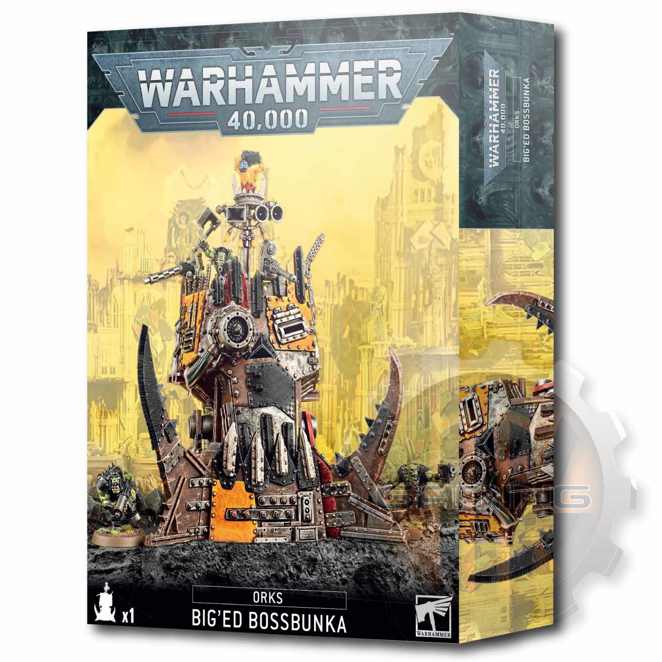 Warhammer 40.000 - Orks - Megakopp-Bossbunka (50-45)