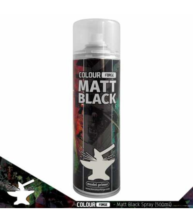 Colour Forge Colour Forge Matt Black Spray (500ml)