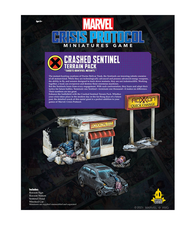 Marvel Crisis Protocol: Crashed Sentinel Terrian Expansion