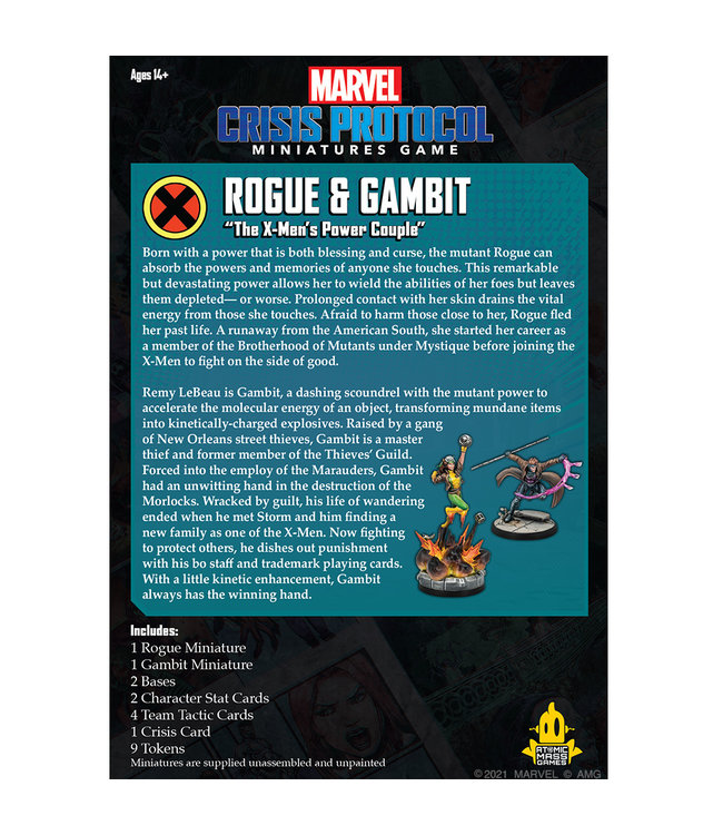 Marvel Crisis Protocol: Gambit & Rogue