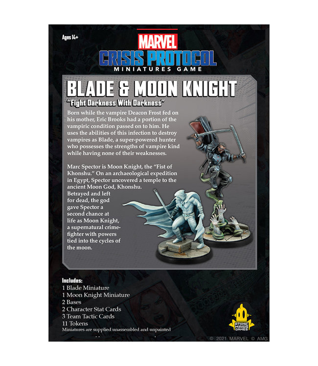 Marvel Crisis Protocol: Blade and Moon Knight