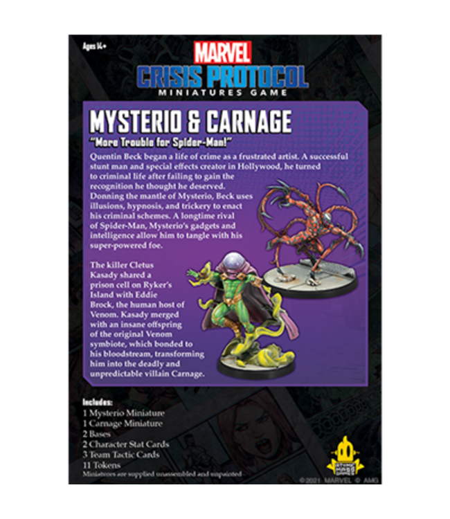 Marvel Crisis Protocol: Mysterio and Carnage