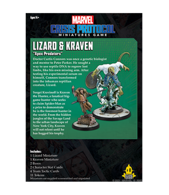 Marvel Crisis Protocol: Lizard and Kraven