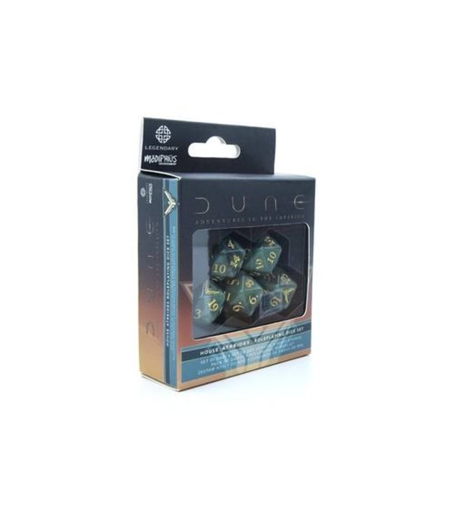 Dune RPG Dune - Adventures in the Imperium Dice Set: Atreides