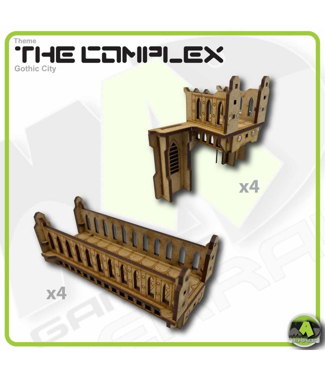 MAD Gaming Terrain GC Sky Bridge Small Walkway pack