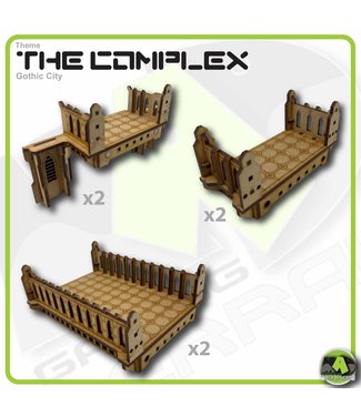 MAD Gaming Terrain GC Sky Bridge Large Walkway pack