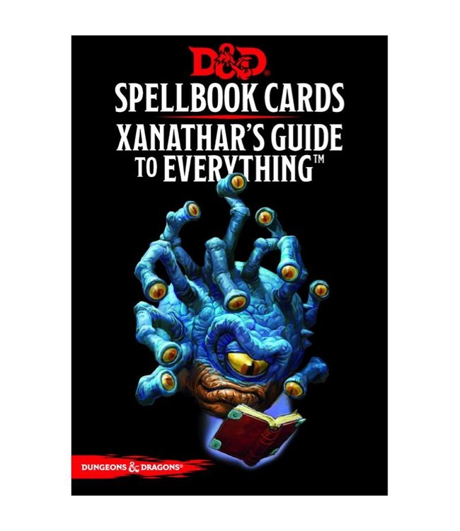 Dungeons & Dragons D&D Xanathar's Guide to Everything Spellbook Cards