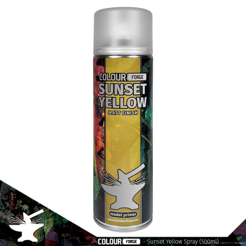 Colour Forge Sunset Yellow Spray (500ml) Colour Forge Sunset Yellow Spray (500ml)