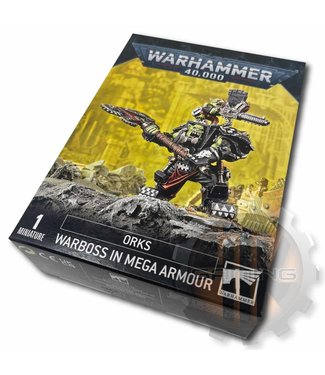 Warhammer 40000 Orks: Ork Warboss In Mega Armour