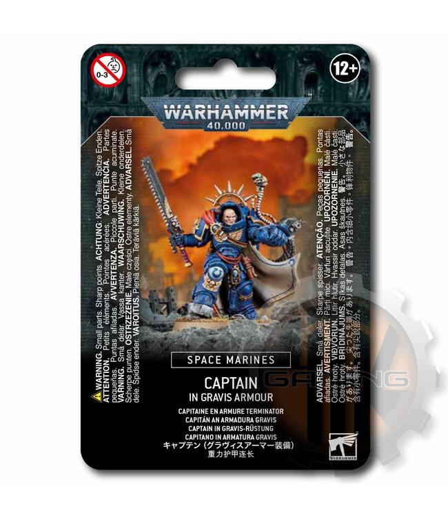 Warhammer 40000 Space Marines Captain In Gravis Armour