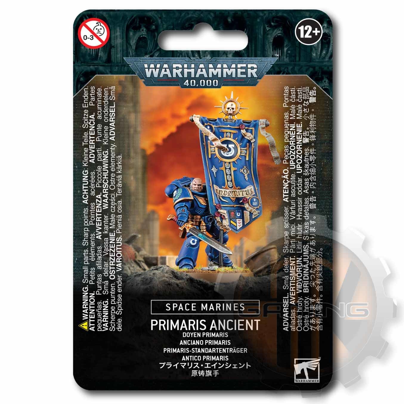 Primaris Ancien Standard Impérial Fists Espace Marines Warhammer 40K
