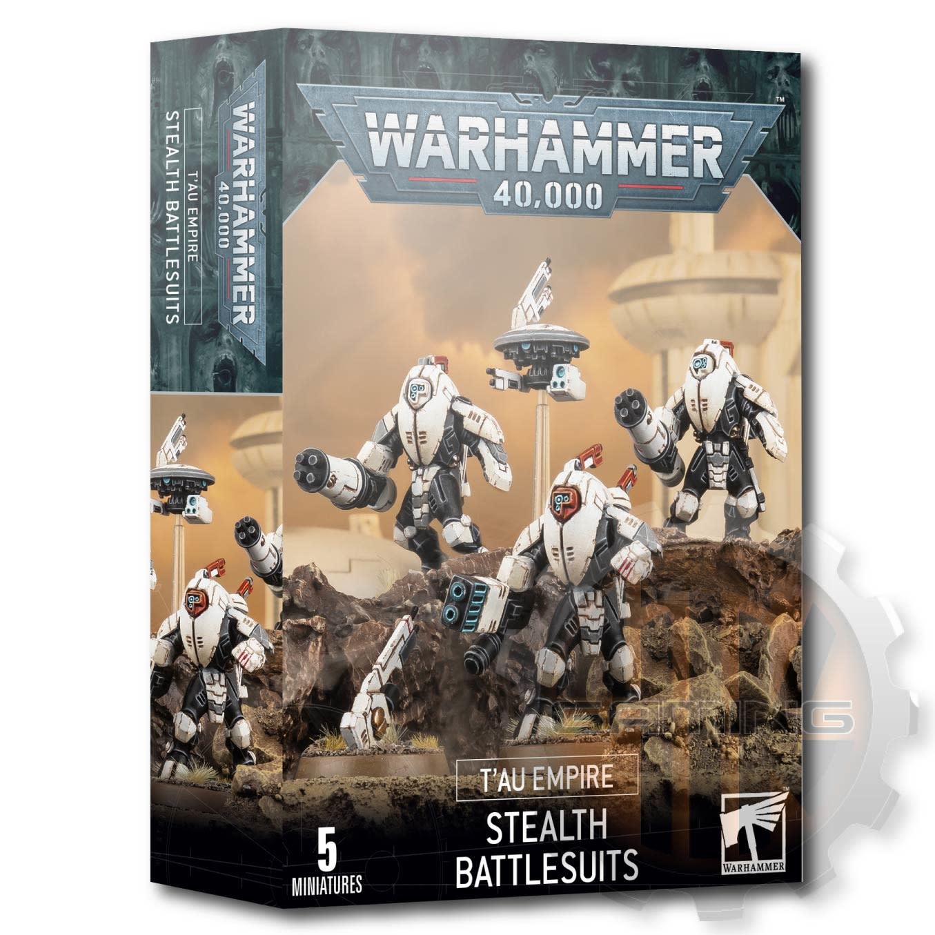 Warhammer Tau Empire XV25 Stealth Battlesuits *