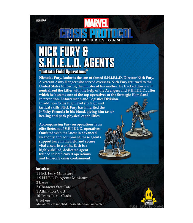 Marvel Marvel Crisis Protocol: Nick Fury and S.H.I.E.L.D. Agents