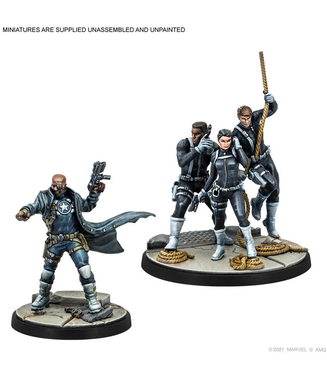 Marvel Marvel Crisis Protocol: Nick Fury and S.H.I.E.L.D. Agents