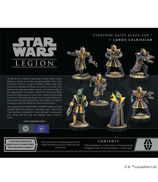 Star Wars Legion Black Sun Enforcers