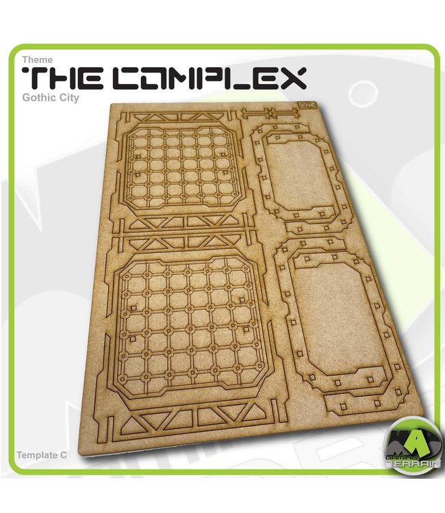 MAD Gaming Terrain Complex - Gothic City - Large Floating Floor Infill