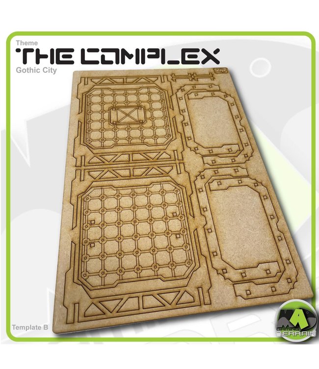 MAD Gaming Terrain Complex - Gothic City - Large Floating Floor Infill