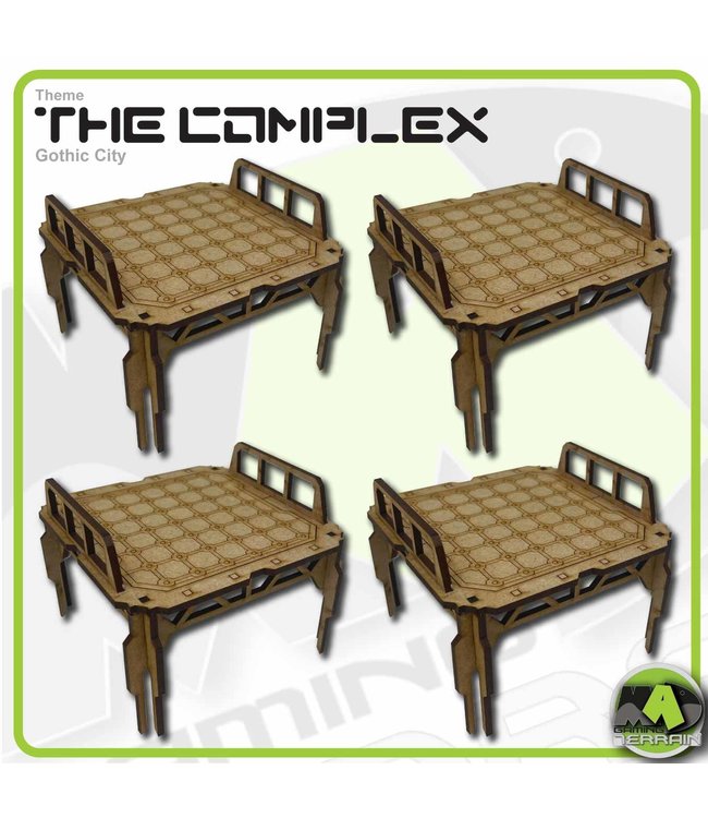 MAD Gaming Terrain Complex - Gothic City - Large Floating Floor Infill