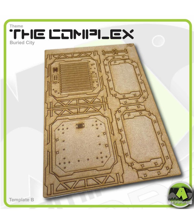 MAD Gaming Terrain Complex - Buried City - Large Floating Floor Infill
