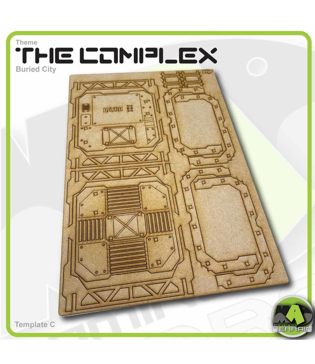 MAD Gaming Terrain Complex - Buried City - Large Floating Floor Infill