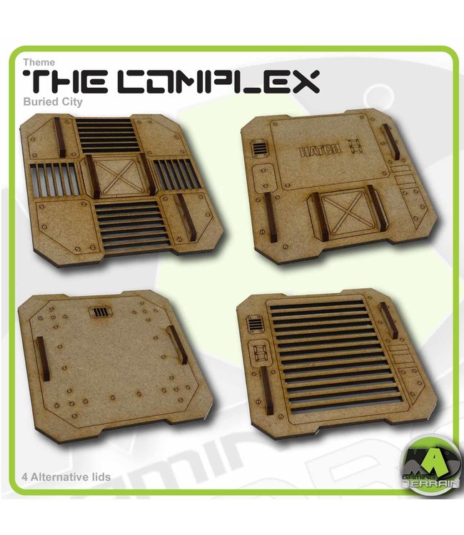 MAD Gaming Terrain Complex - Buried City - Large Floating Floor Infill