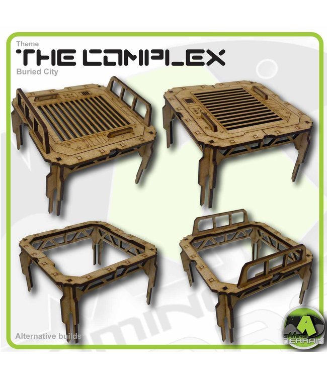 MAD Gaming Terrain Complex - Buried City - Large Floating Floor Infill