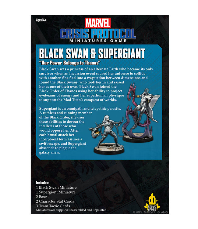 Marvel Crisis Protocol Marvel Crisis Protocol: Black Swan & Supergiant