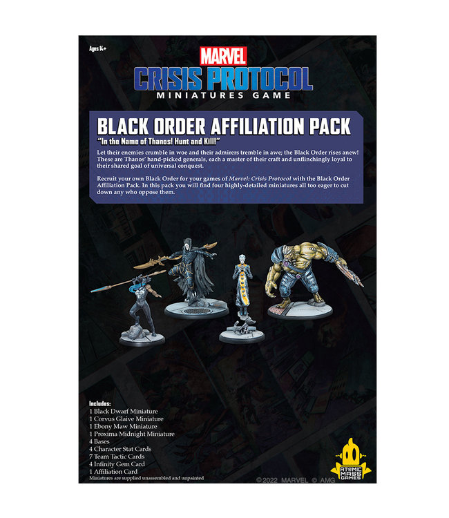 Marvel Marvel Crisis Protocol: Black Order Squad Pack