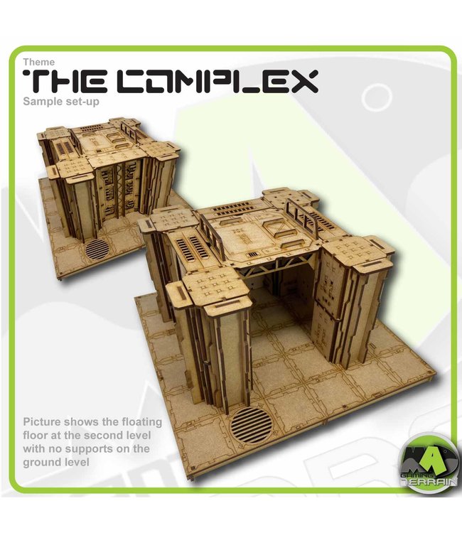 MAD Gaming Terrain Complex - Gothic City - Large Floating Floor Infill