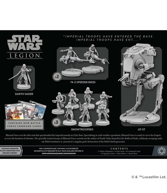 Star Wars Legion Star Wars Legion: Blizzard Force