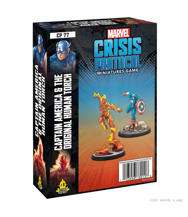 Marvel Crisis Protocol Marvel Crisis Protocol: Captain America & The Original Human Torch