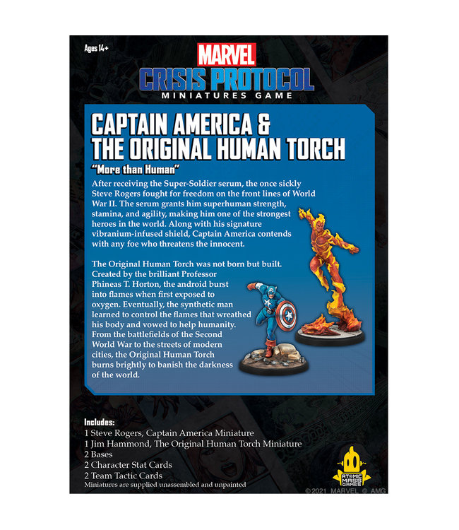 Marvel Crisis Protocol Marvel Crisis Protocol: Captain America & The Original Human Torch