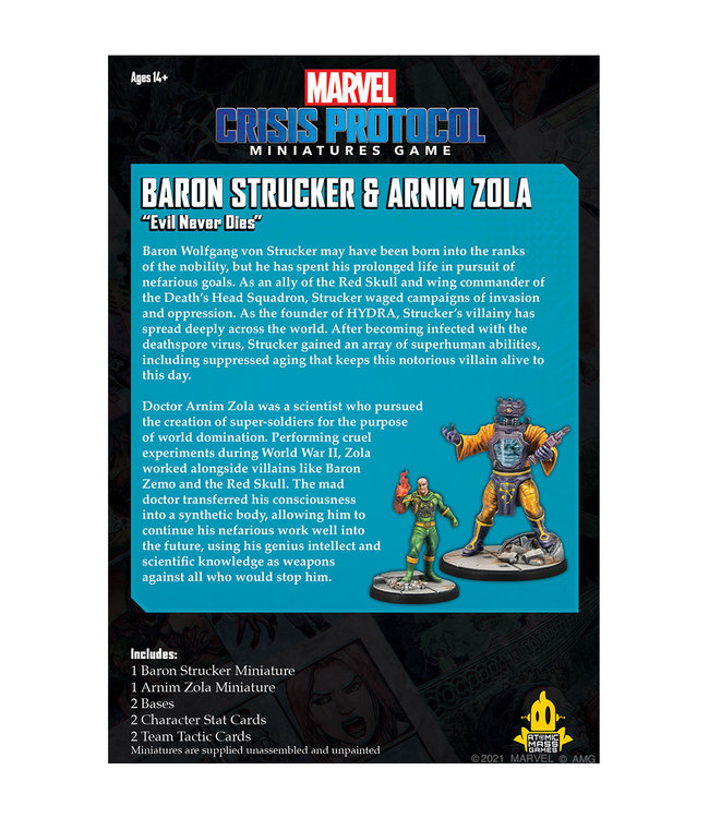 Marvel Crisis Protocol Marvel Crisis Protocol: Baron Strucker & Arnim Zola