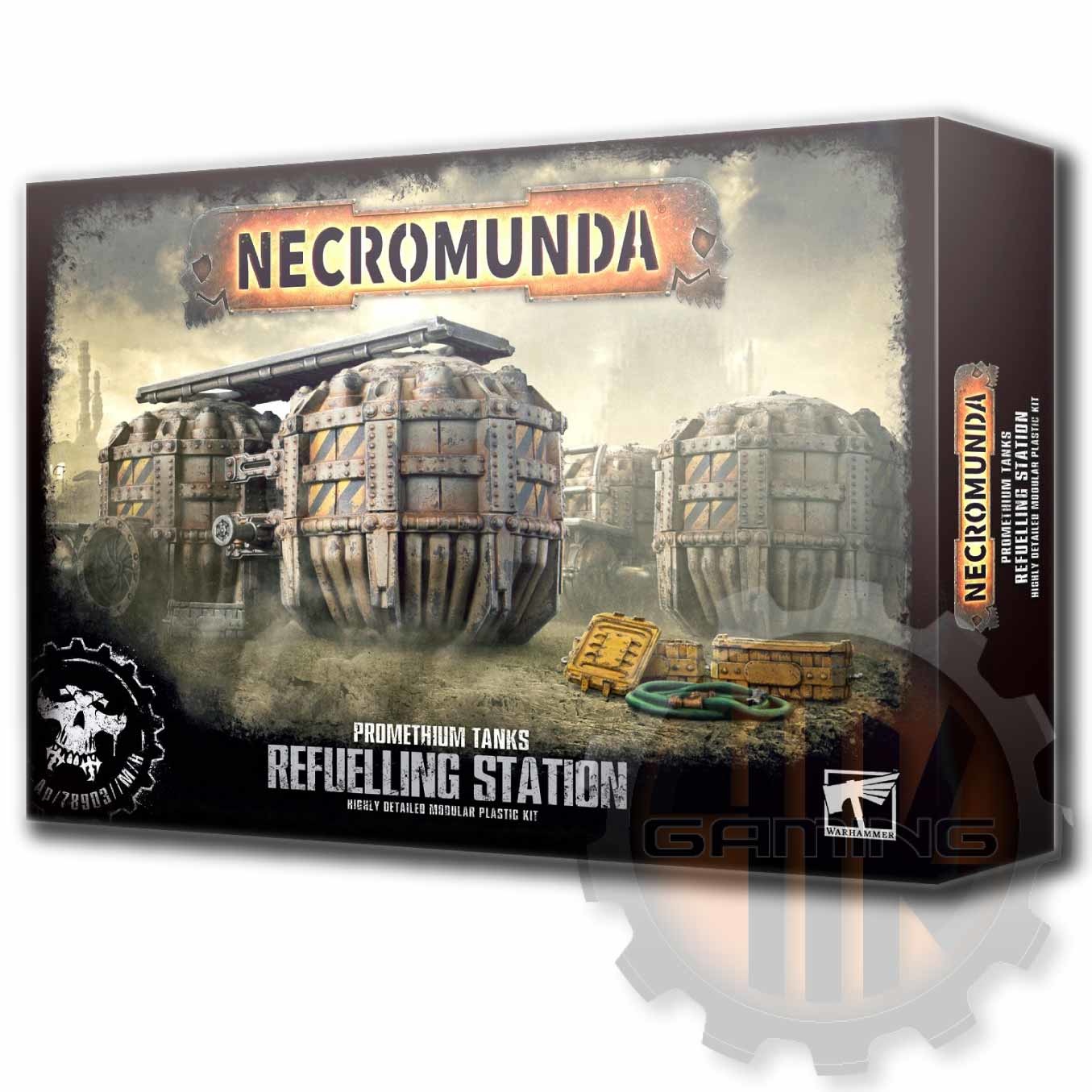 Necromunda Promethium Tanks Refuelling Station 4Tk Gaming