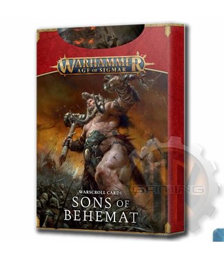 Age Of Sigmar *Warscroll Cards: Sons Of Behemat